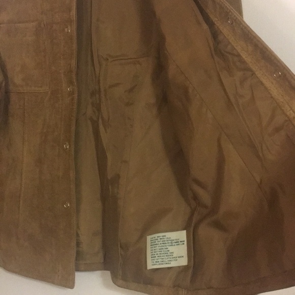 Brown Suede Jacket (size M) Like New! - Picture 10 of 11
